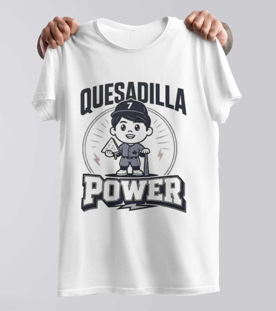 Quesadilla Power Kazuma Okamoto Chibi Toronto Blue Jays Baseball Fan T-Shirt