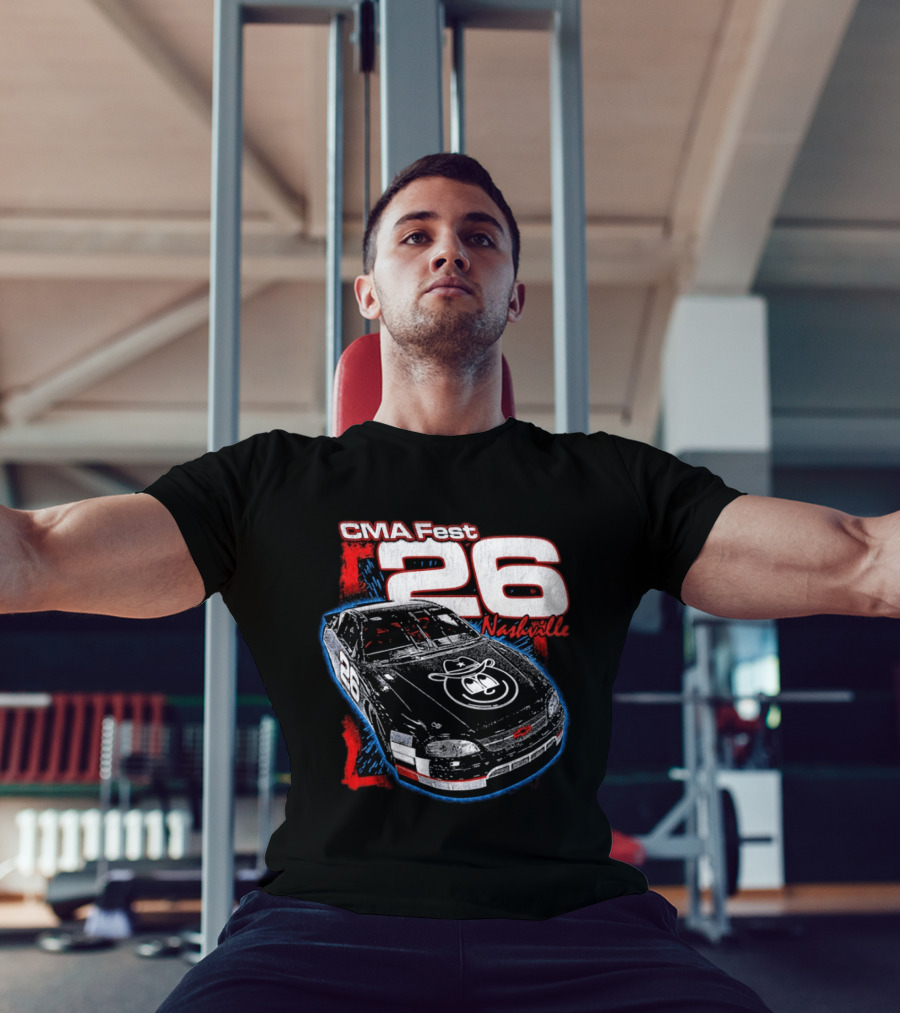 CMA Fest 26 Race Car Nashville 2026 T-Shirt