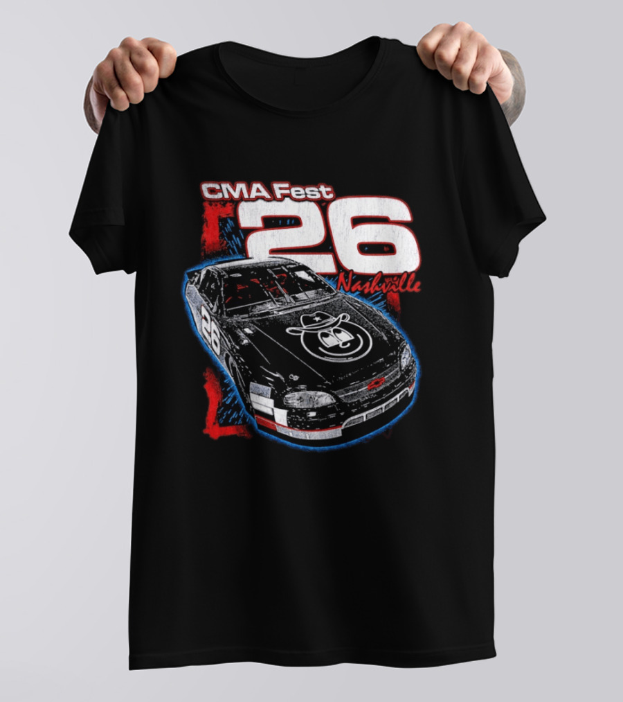 CMA Fest 26 Race Car Nashville 2026 T-Shirt