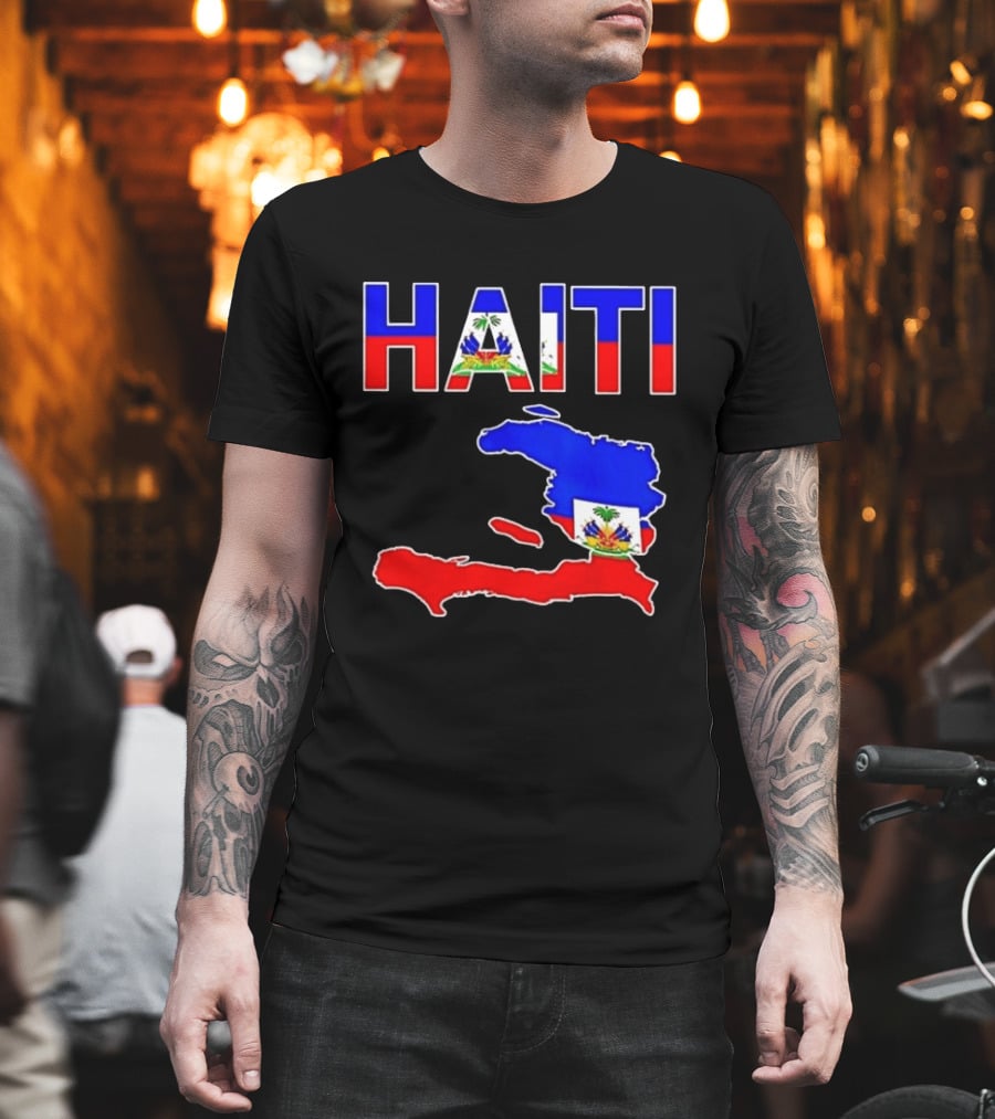 Haiti Flag Day 2026 Map Flag Haitian Pride Celebration T-Shirt