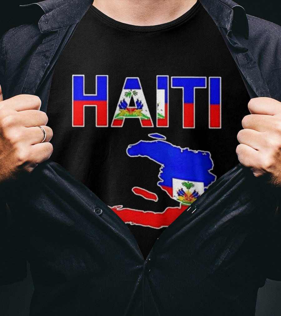 Haiti Flag Day 2026 Map Flag Haitian Pride Celebration T-Shirt