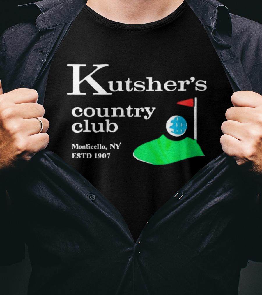 Kutsher's Country Club Monticello NY Established 1907 Retro Golf T-Shirt
