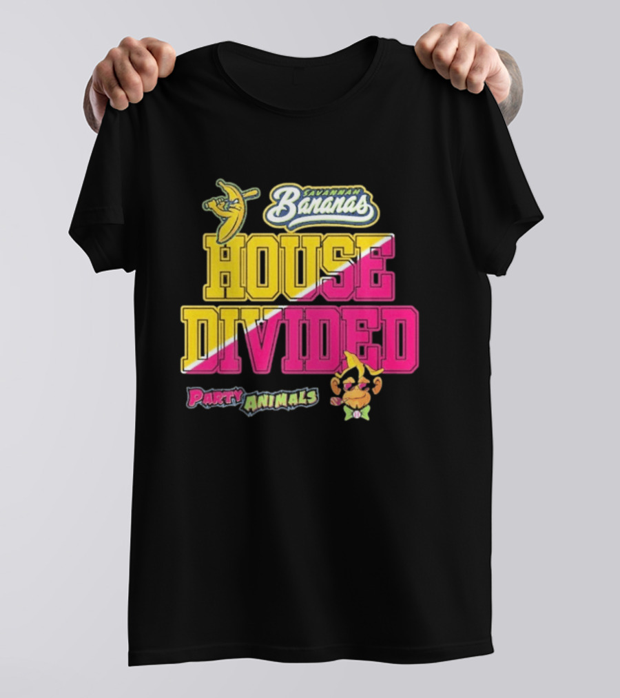 Savannah Bananas House Divided Party Animals T-Shirt