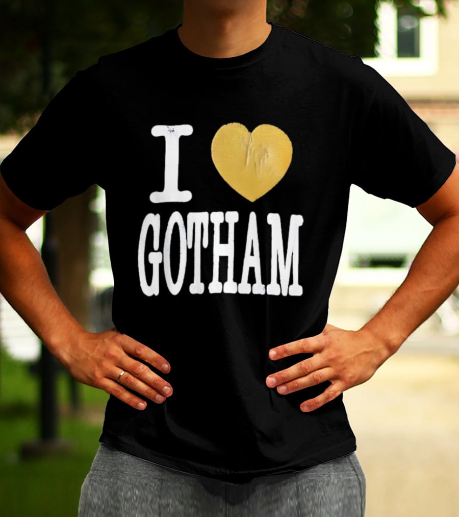 I Heart Gotham Golden Love T-Shirt