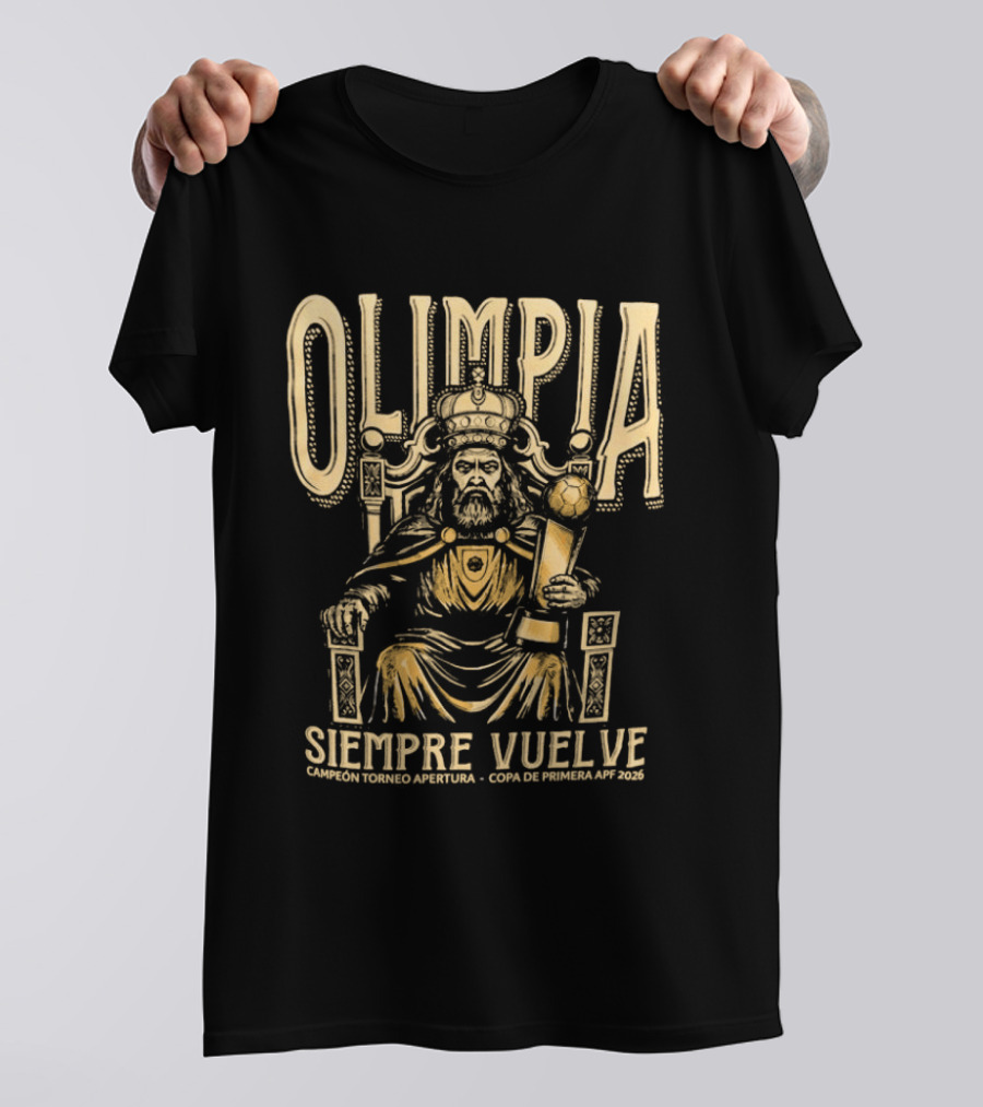 Olimpia Siempre Vuelve 48 Veces Campeón Copa 2026 T-Shirt