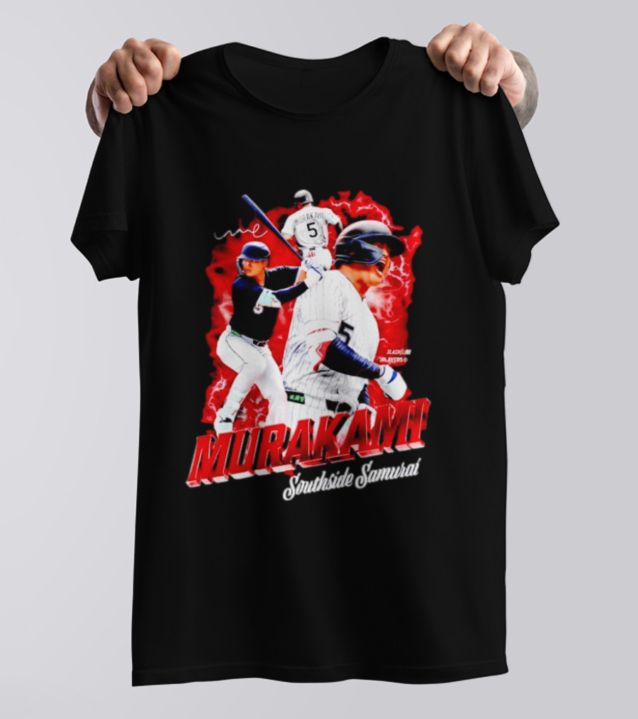 Munetaka Murakami Southside Samurai Baseball Players MLB Commendation T-Shirt