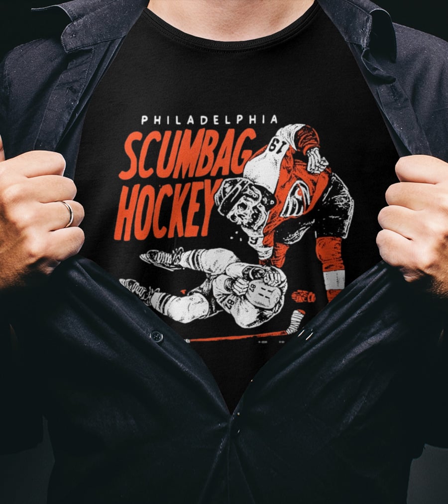 Philadelphia Scumbag Hockey Philadelphia Flyers T-Shirt