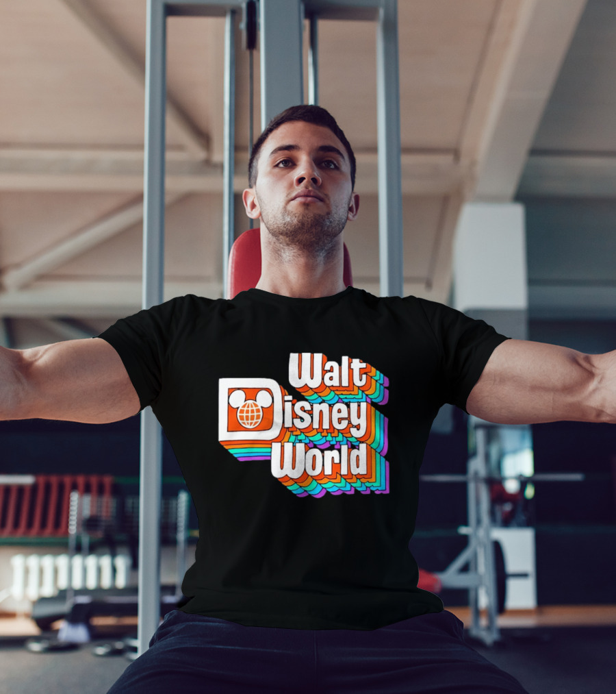 Walt Disney World Retro Rainbow Mickey Ears T-Shirt