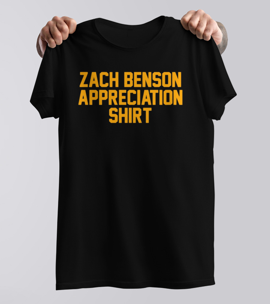 Zach Benson Appreciation Buffalo Sabres Fan T-Shirt
