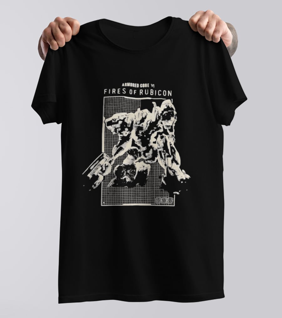 Armored Core VI Fires Of Rubicon Mecha Combat Action T-Shirt