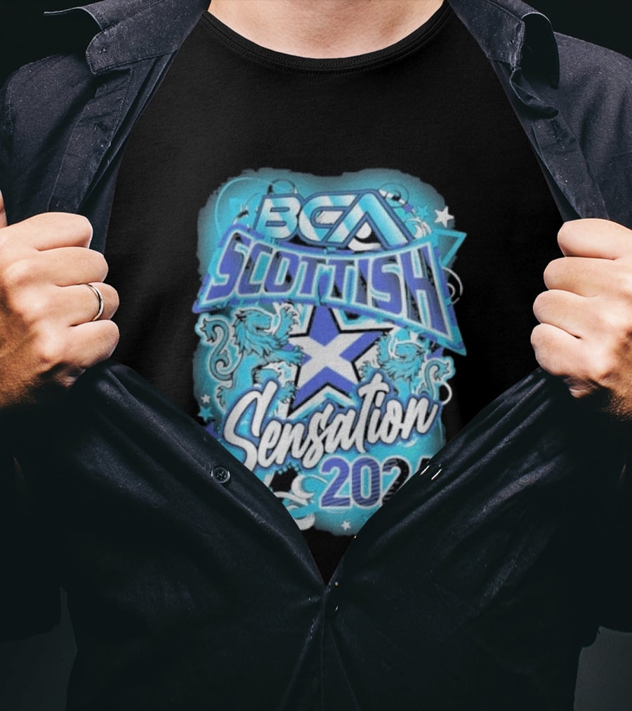 BCA Scottish Sensation 2026 Lions And Stars Competition T-Shirt