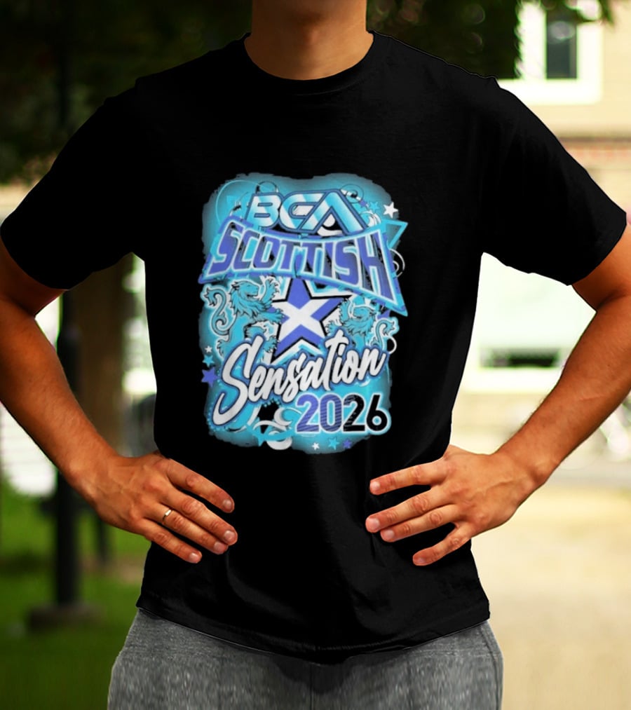 BCA Scottish Sensation 2026 Lions And Stars Competition T-Shirt