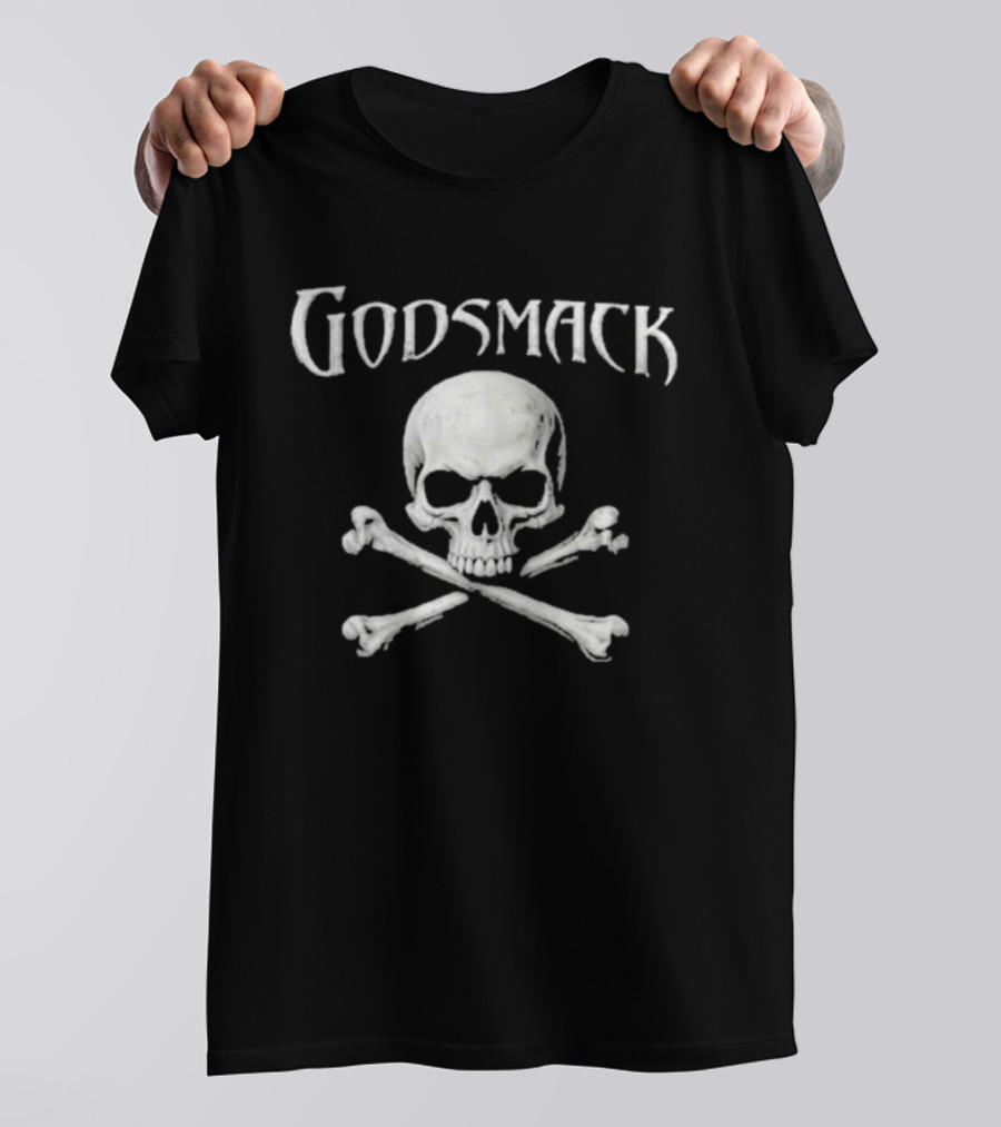 Godsmack Skull And Crossbones Boston Bad Boys T-Shirt