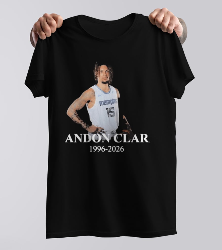 Andon Clar 1996 2026 Memphis 15 T-Shirt