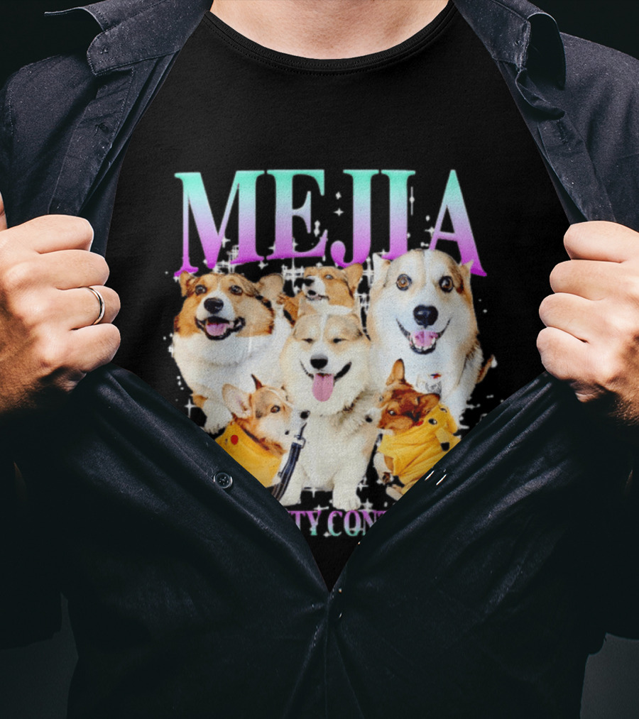 MEJIA Corgi For LA City Controller T-Shirt