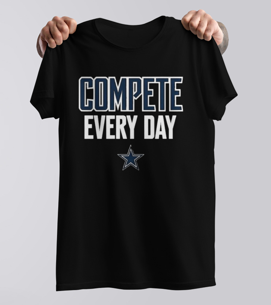 Compete Every Day Cowboys Star T-Shirt