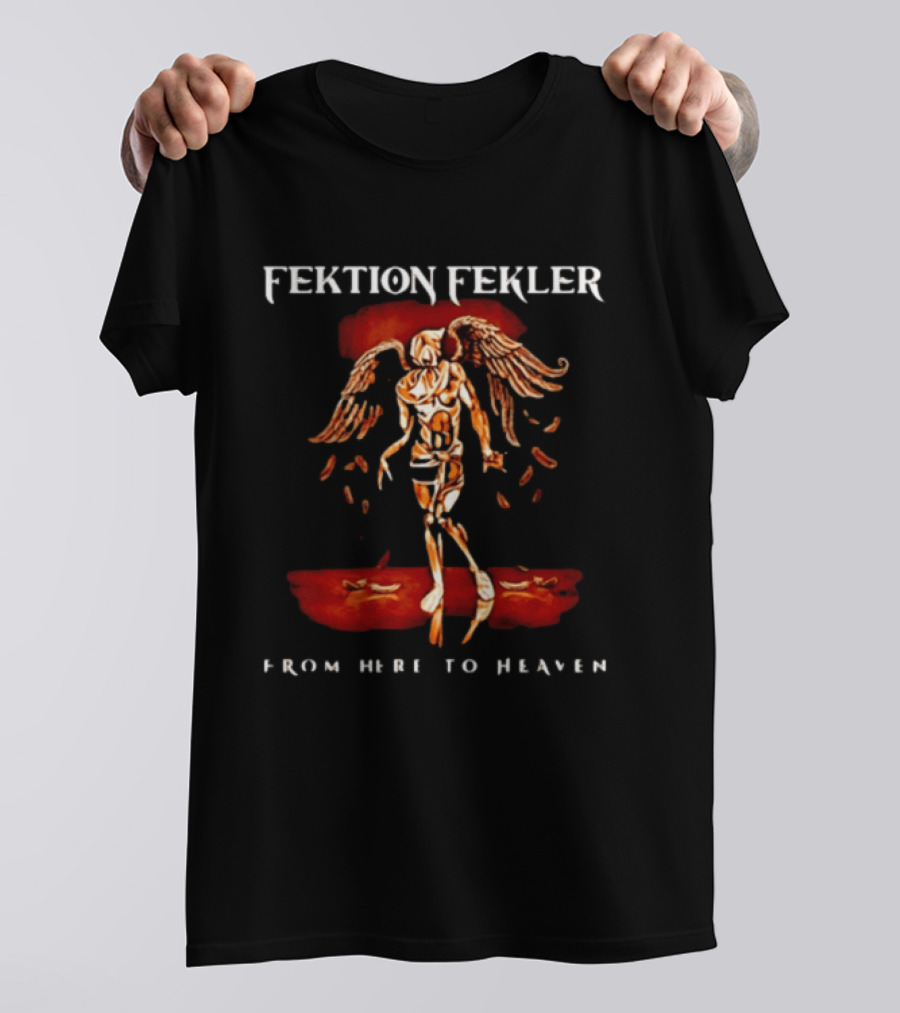 Fektion Fekler From Here To Heaven Angelic Figure With Wings T-Shirt