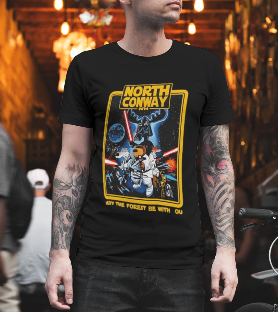 North Conway NH May The Forest Be With You Star Wars T-Shirt