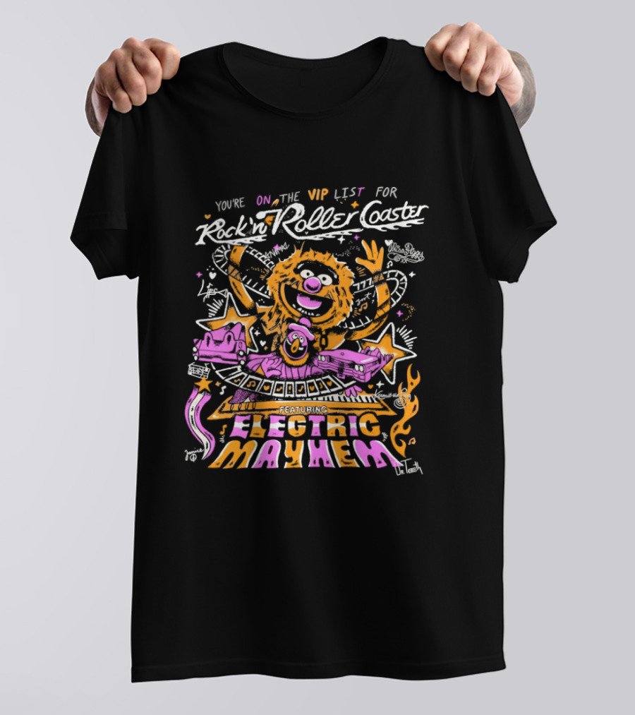 Rock 'n' Roller VIP List Featuring Electric Mayhem T-Shirt