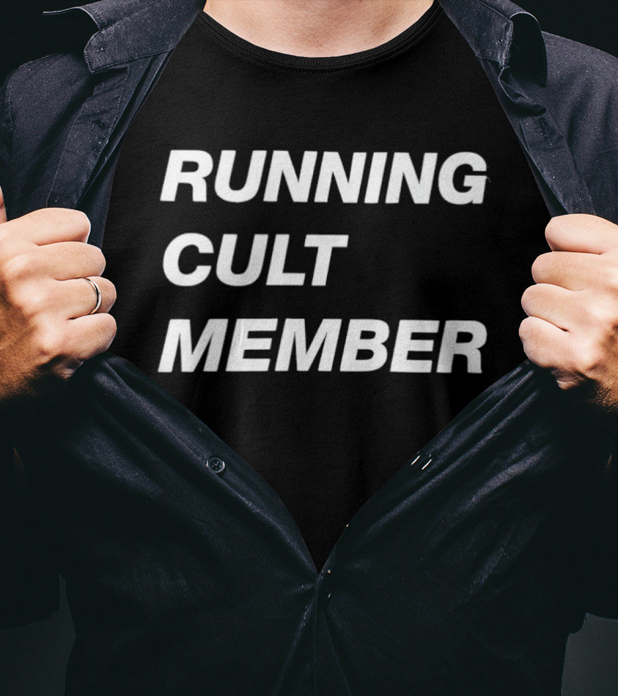 RUNNING CULT MEMBER Retro Athletic Fitness T-Shirt