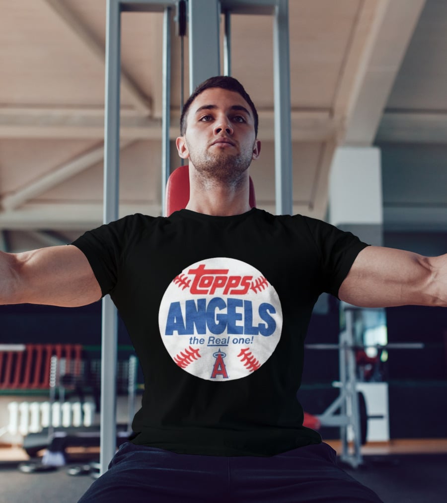 Topps Los Angeles Angels The Real One Baseball T-Shirt