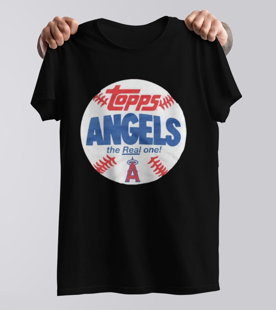 Topps Los Angeles Angels The Real One Baseball T-Shirt