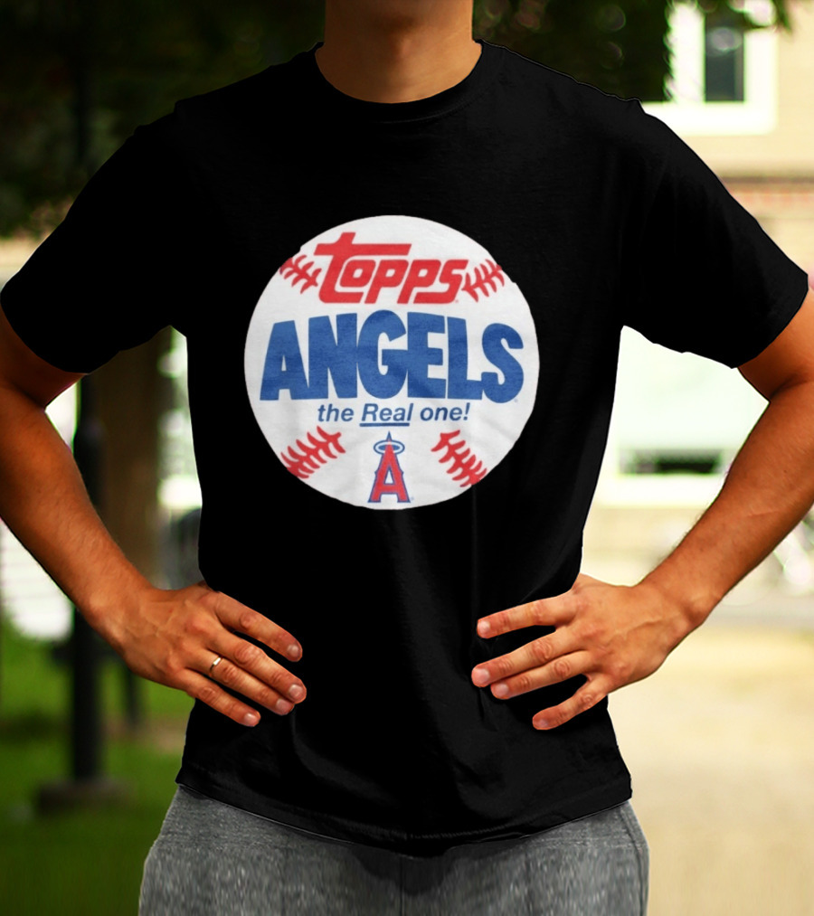 Topps Los Angeles Angels The Real One Baseball T-Shirt