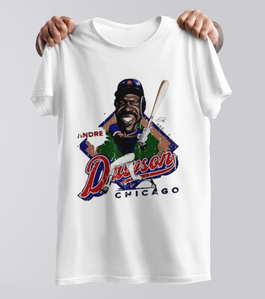 Andre Dawson Chicago Cubs Baseball Legend T-Shirt