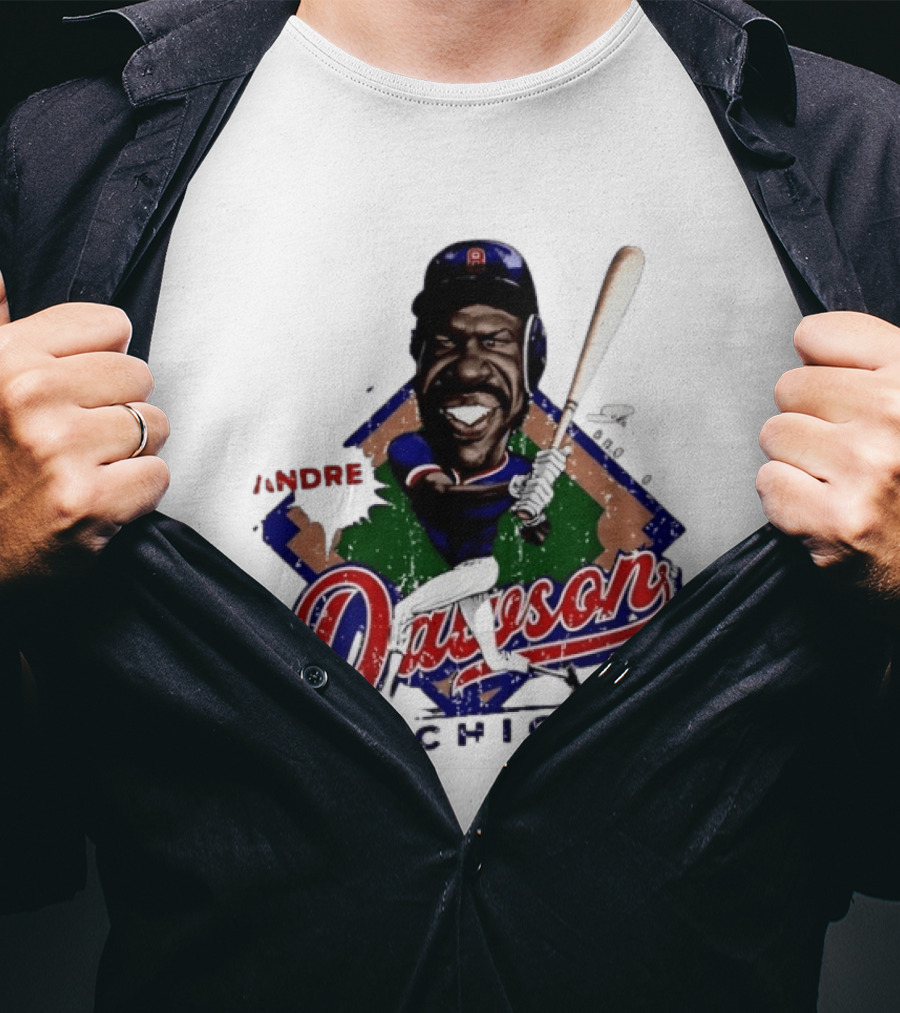 Andre Dawson Chicago Cubs Baseball Legend T-Shirt