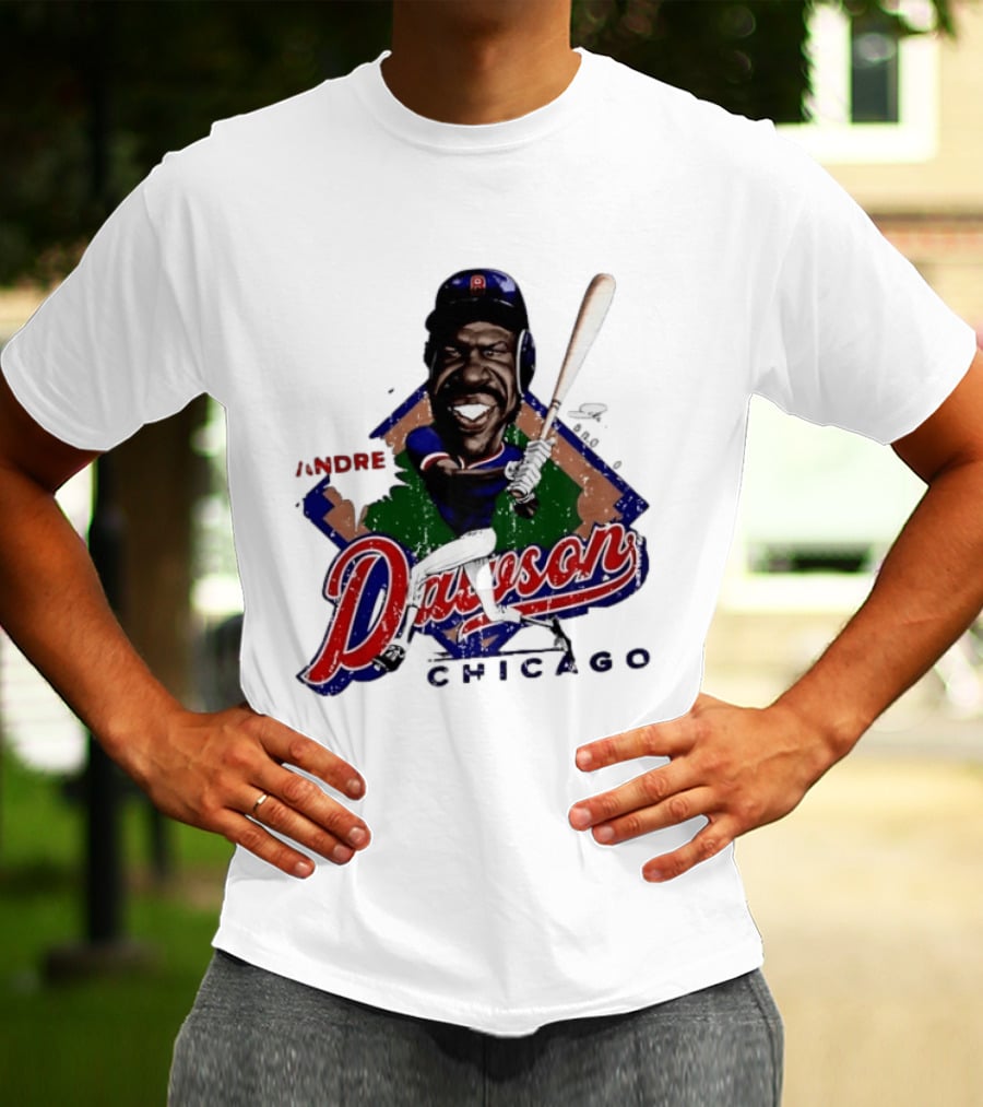 Andre Dawson Chicago Cubs Baseball Legend T-Shirt