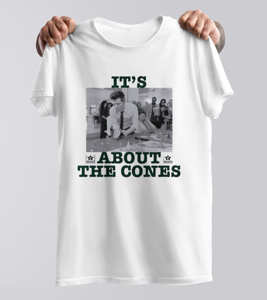 Ben Wyatt It's About The Cones Parks And Recreation Sitcom T-Shirt