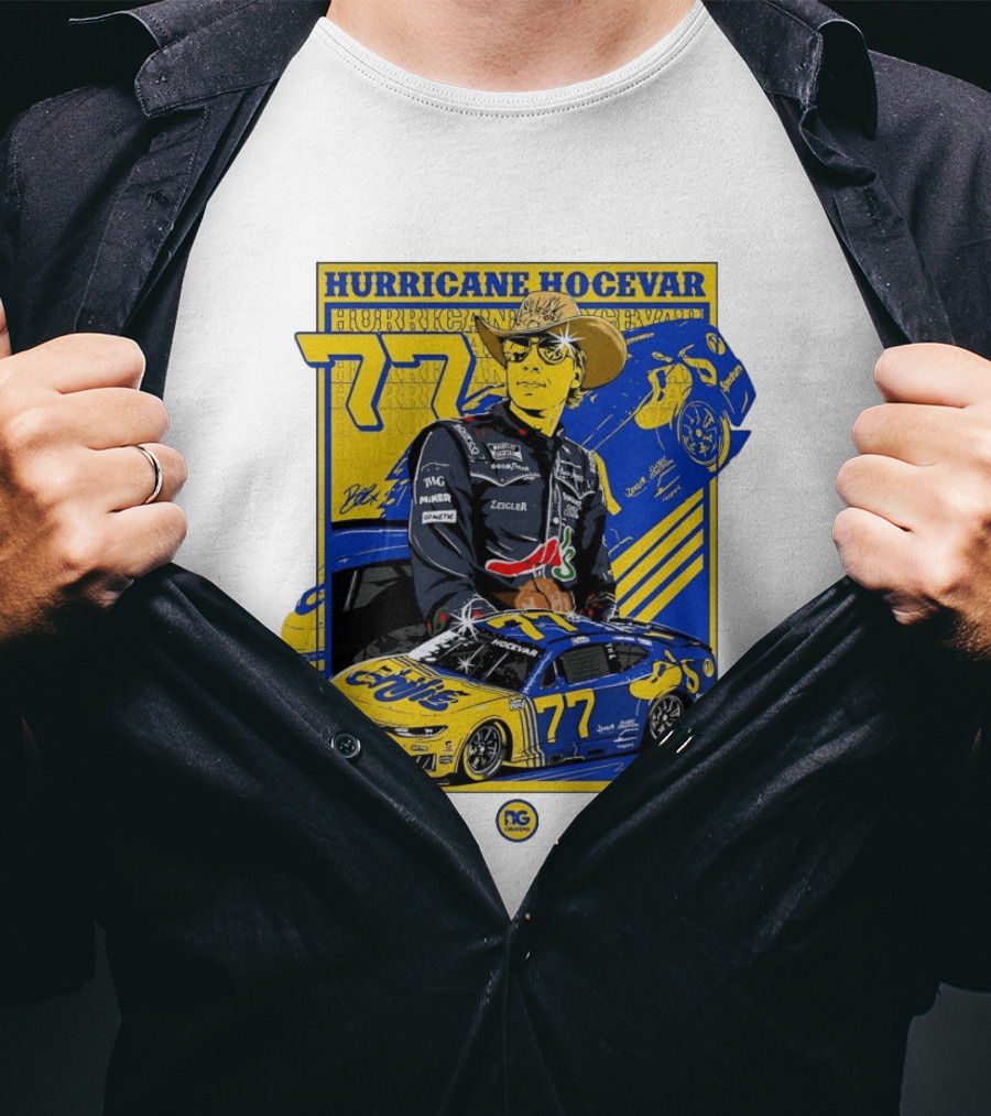 Hurricane Hocevar 77 Chili's Spire Motorsports NASCAR Chevrolet Carson Hocevar T-Shirt