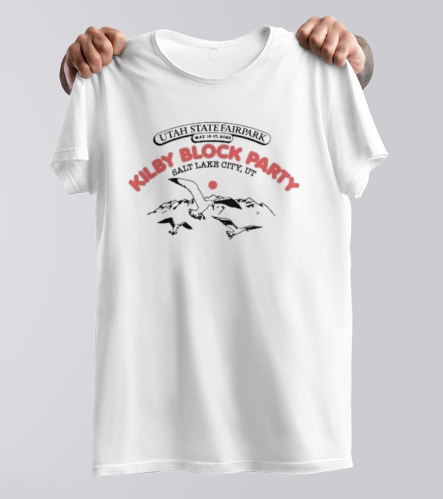 Kilby Block Party May 16 17 2026 Salt Lake City UT Desert Vibe Event T-Shirt