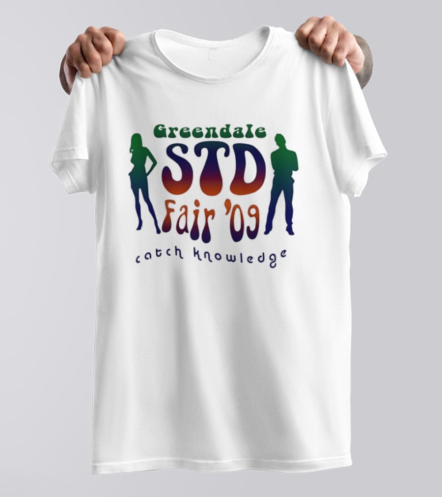 Greendale STD Fair '09 Catch Knowledge T-Shirt