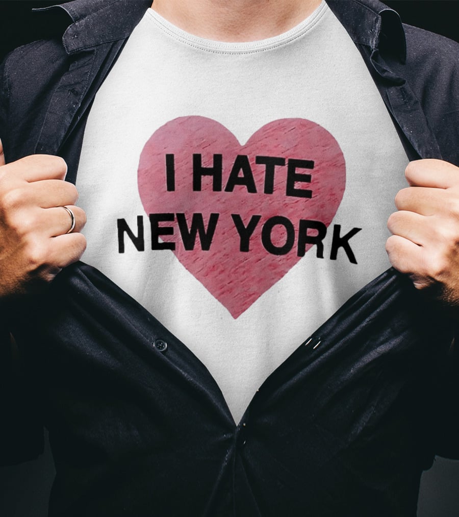 Hailey Van Lith I Hate New York Heart T-Shirt