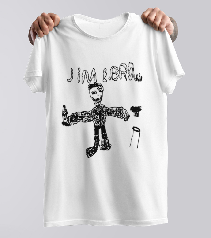 Jim E Brown 2026 Tanner Dirt Album Cover Stick Figure T-Shirt