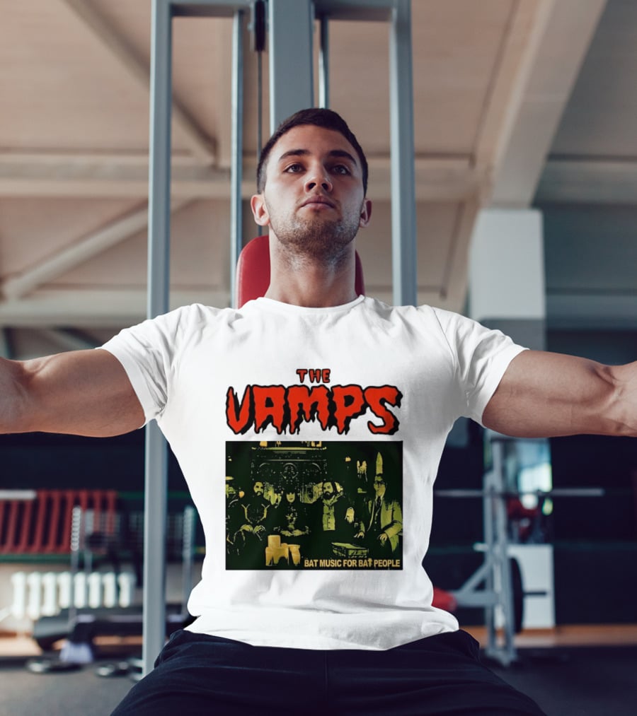 The Vamps What We Do In The Shadows Bat Music For Bat People Candles Group Image T-Shirt