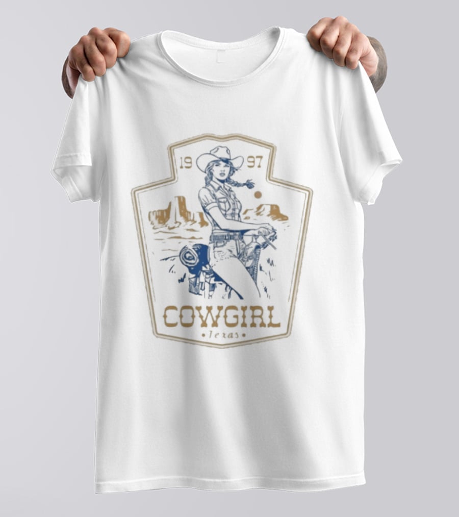 Western Cowgirl Texas 1997 Rodeo T-Shirt