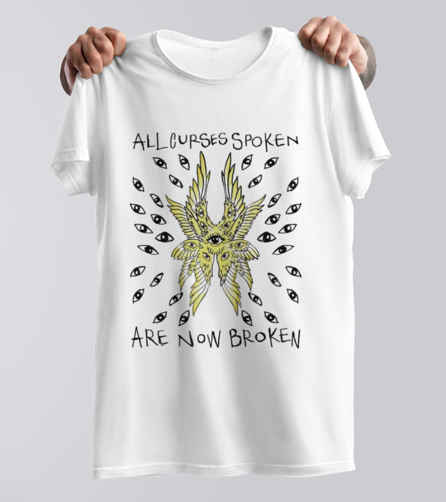 All Curses Spoken Are Now Broken Winged Eye T-Shirt