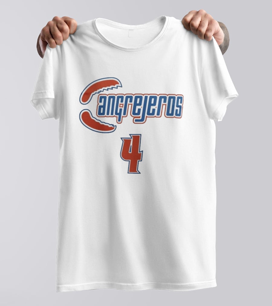 Cangrejeros De Santurce 2026 Honoring José 'Piculín' Ortiz 4 T-Shirt