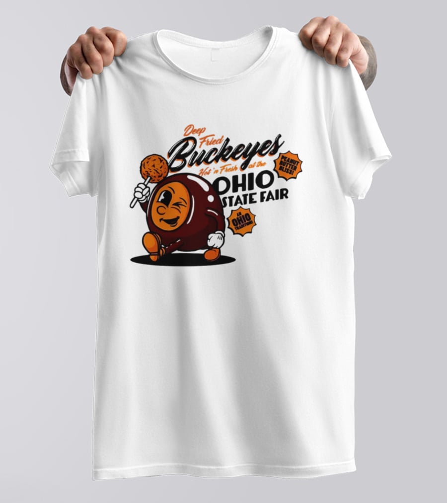 Ohio State Fair Deep Fried Buckeyes Hot'n Fresh Peanut Butter Bliss T-Shirt
