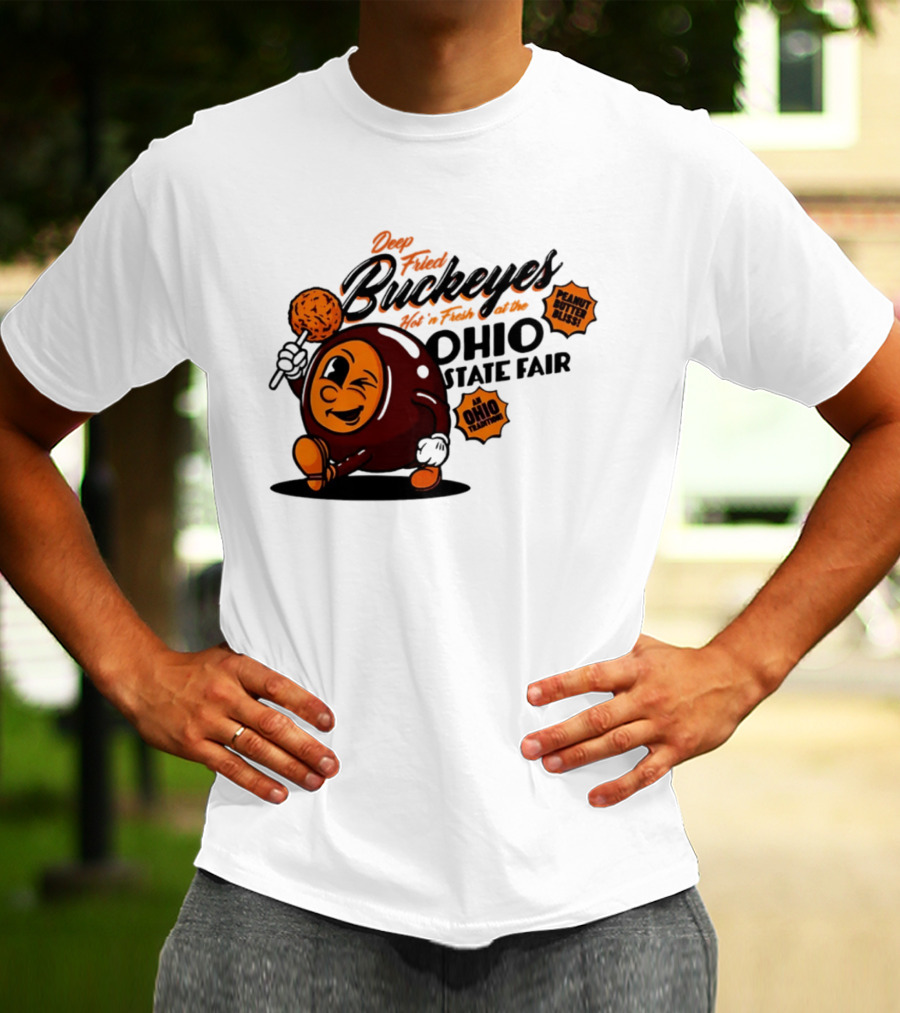 Ohio State Fair Deep Fried Buckeyes Hot'n Fresh Peanut Butter Bliss T-Shirt