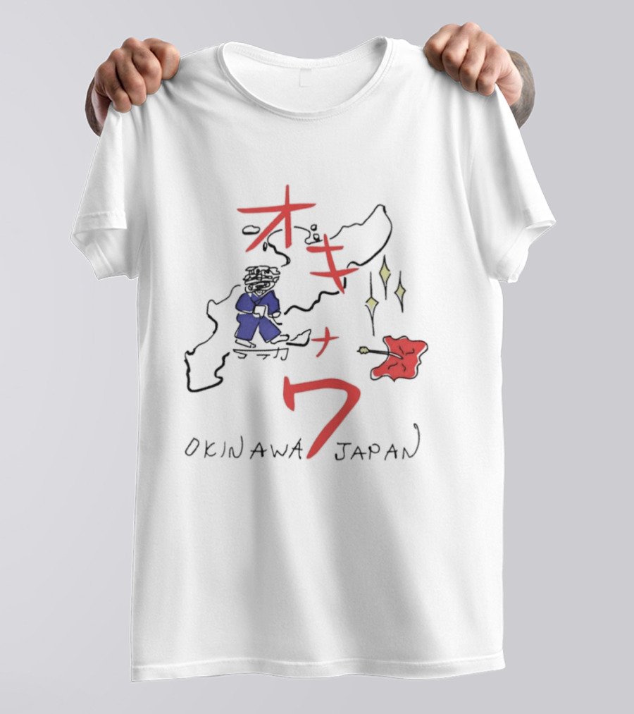 Kill Bill Okinawa Japan Map Beatrix Kiddo The Bride Tarantino Movie T-Shirt