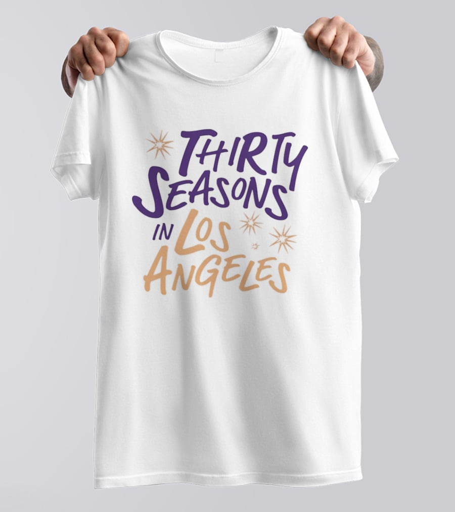 Thirty Seasons In Los Angeles Sparks T-Shirt