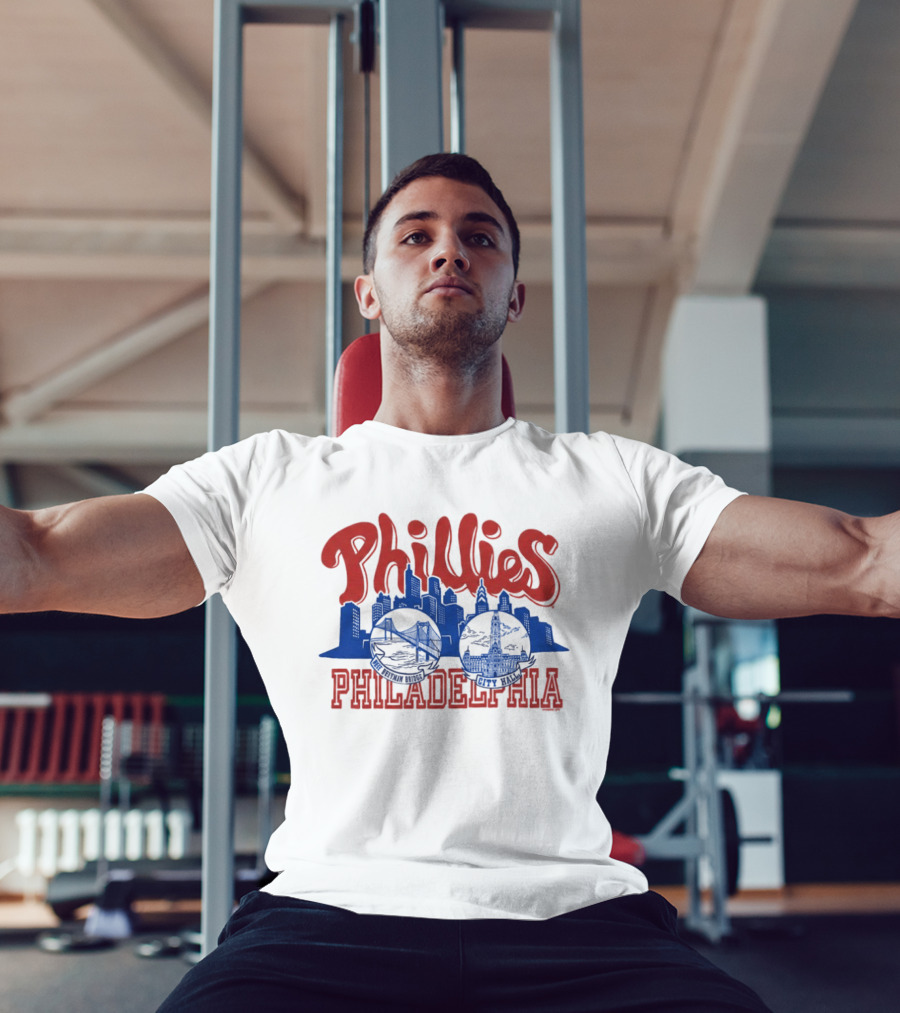Phillies Philadelphia City Hall Skyline T-Shirt