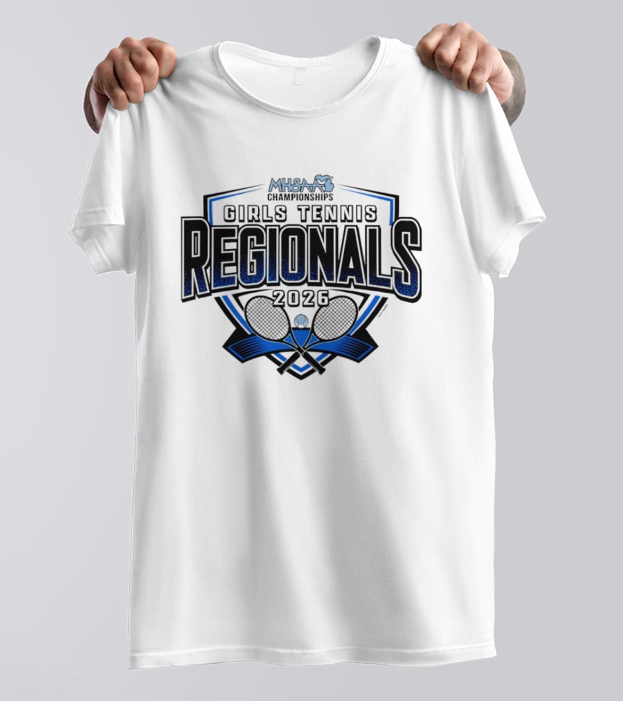 MHSAA 2026 Girls Tennis Regionals Competition T-Shirt