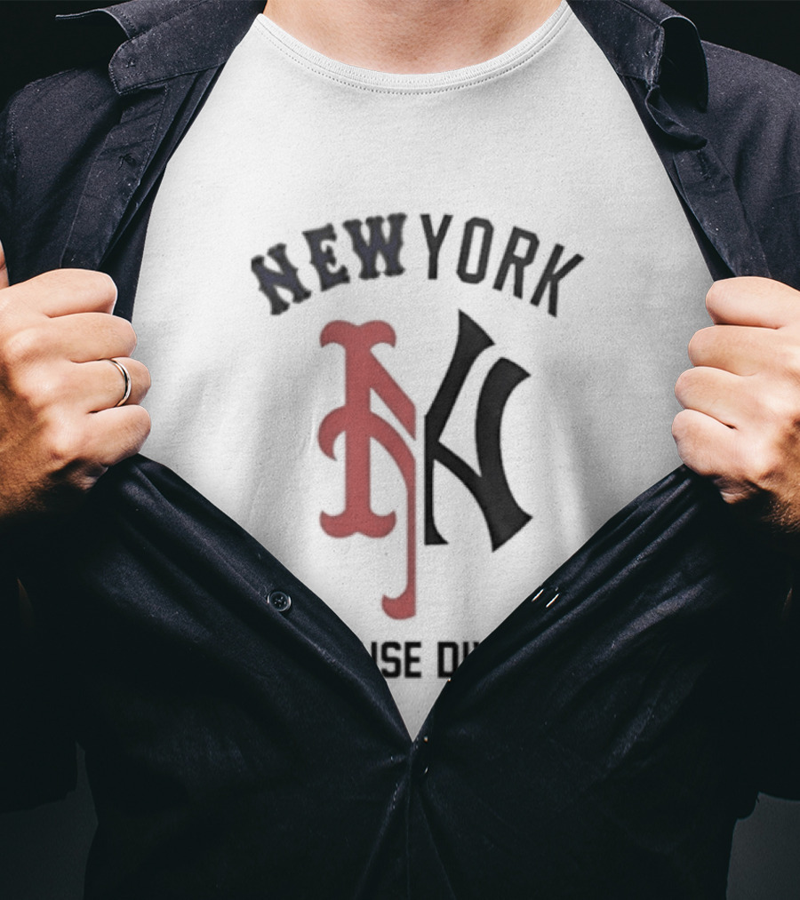 New York Yankees X Mets A House Divided The Subway Series T-Shirt