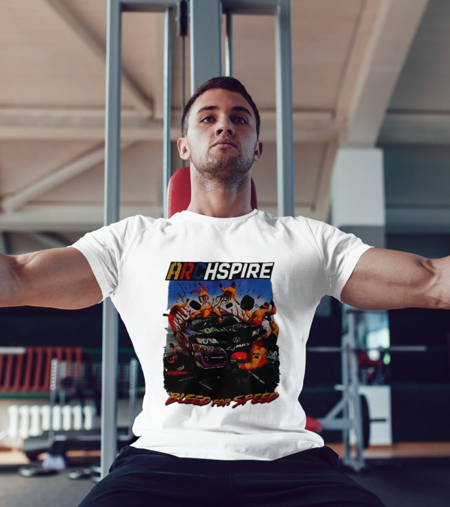 Archspire Bleed For Speed Racing Chaos With Pit Crew Action T-Shirt