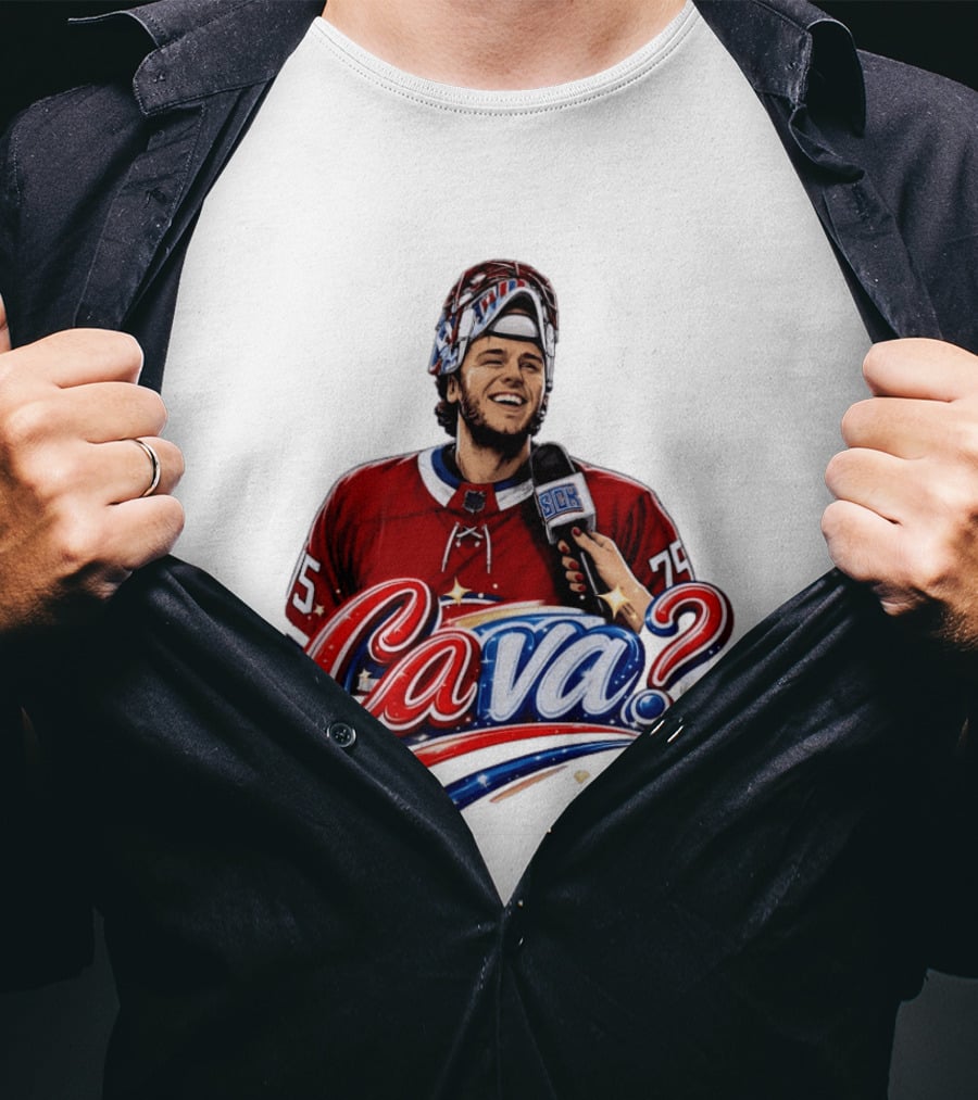 Ca Va Jakub Dobes Montreal Canadiens Interview NHL 75 Hockey Jersey T-Shirt