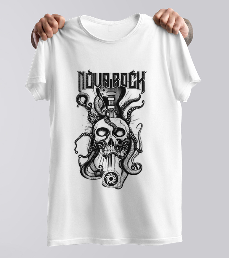 Nova Rock Sword Skull Line Up Festival T-Shirt